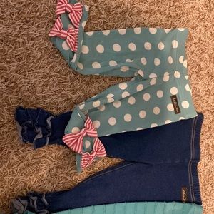 Matilda Jane lot of three 2t pants. One NWT.
